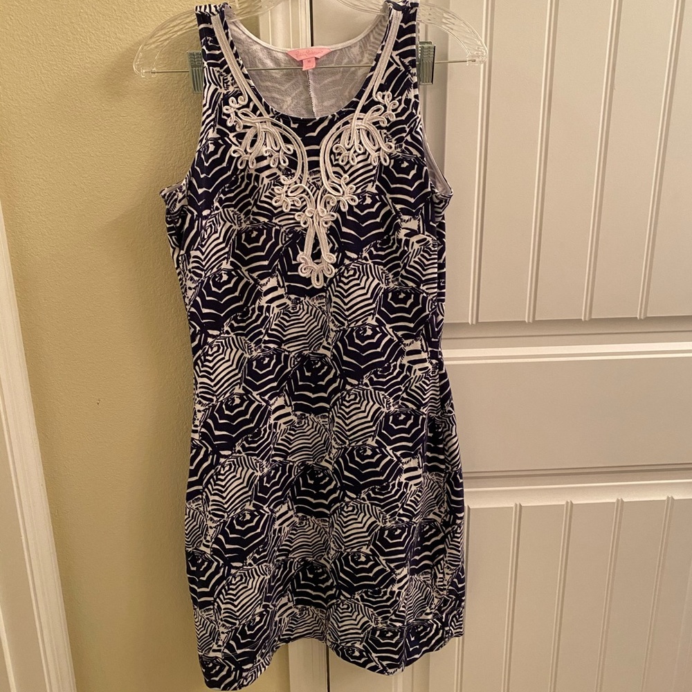 Lilly Pulitzer Navy Oh Cabana Boy Foster Dress